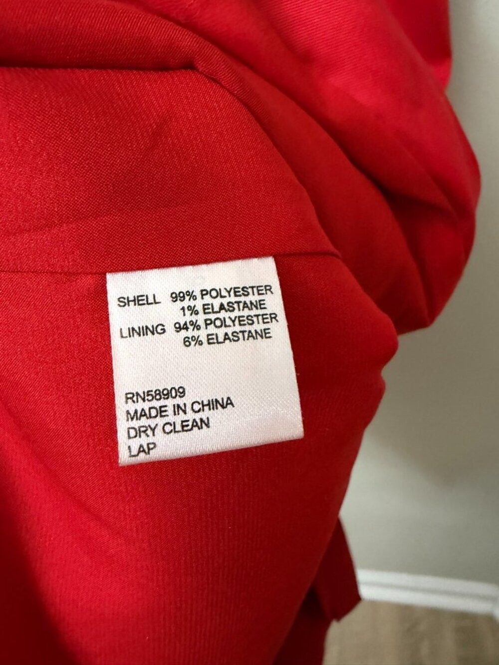 Antonio Melani Red Ruffle Christmas Holiday Midi Dress - Picture 4 of 5